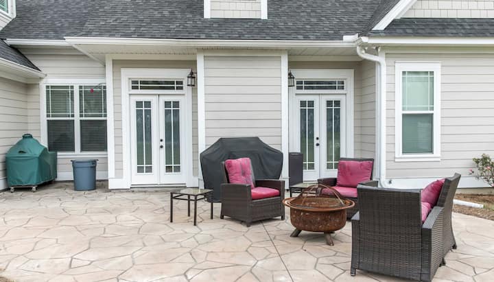 Create a Beautiful Stamped Concrete Patio in St Petersburg, Florida area!